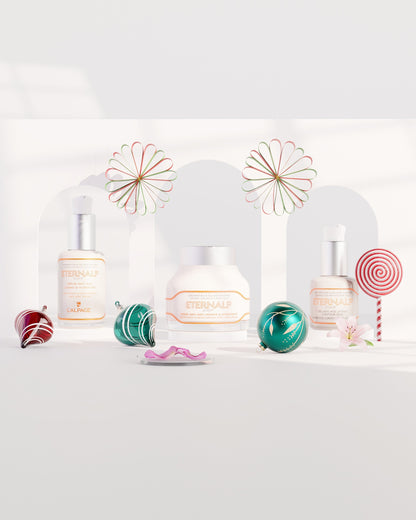 Cofanetto regalo crema anti-età + siero anti-età + gel contorno occhi anti-età ETERNALP 2040m