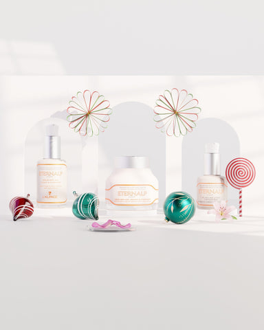 Cofanetto regalo crema anti-età + siero anti-età + gel contorno occhi anti-età ETERNALP 2040m