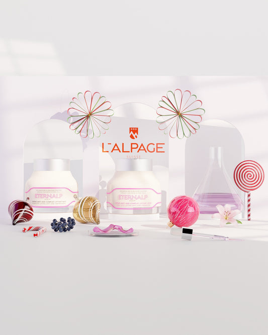 Set o cofanetto regalo DUO Crema antietà liftante per il giorno e Crema antietà liftante per la notte Eternalp 4060m