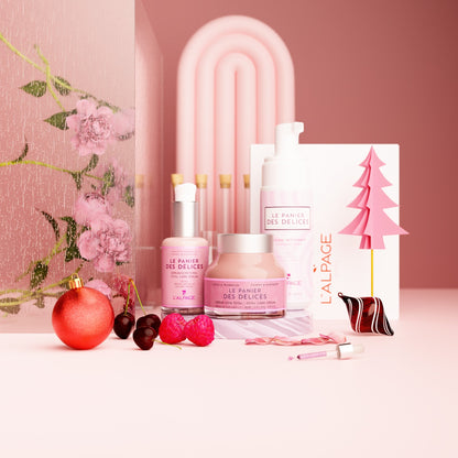 Set oder Geschenkset TRIO Creme Pflege Total + Serum Pflege Total + Reinigungsschaum LE PANIER DES Délices