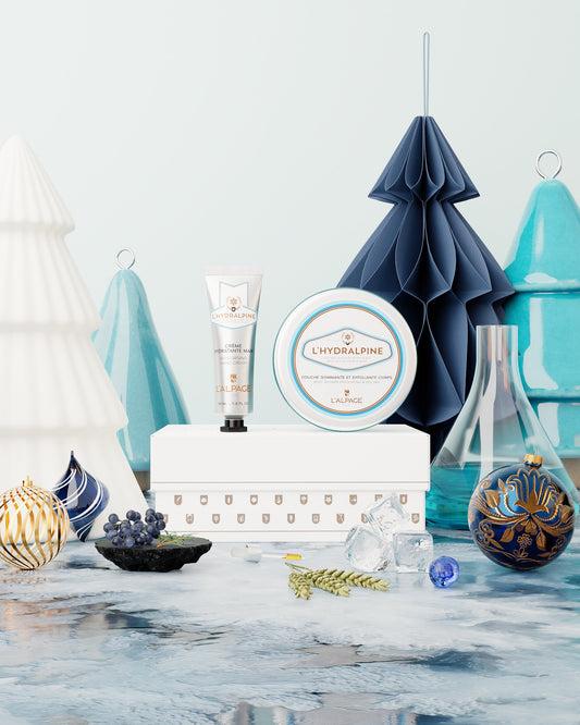 set o cofanetto regalo doccia esfoliante 200 ml + crema mani L'HYDRALPINE