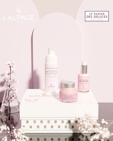 Set oder Geschenkset TRIO Creme Pflege Total + Serum Pflege Total + Reinigungsschaum LE PANIER DES Délices