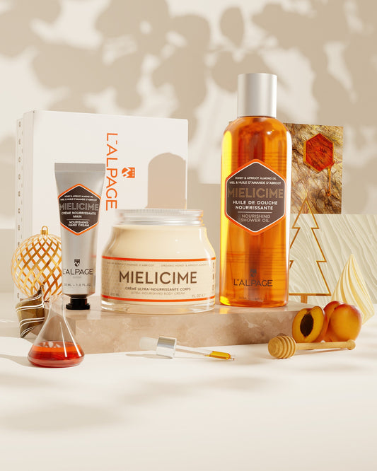 Cofanetto Regalo TRIO Crema Corpo 200 ml + Crema Mani + Olio Doccia Mielicime