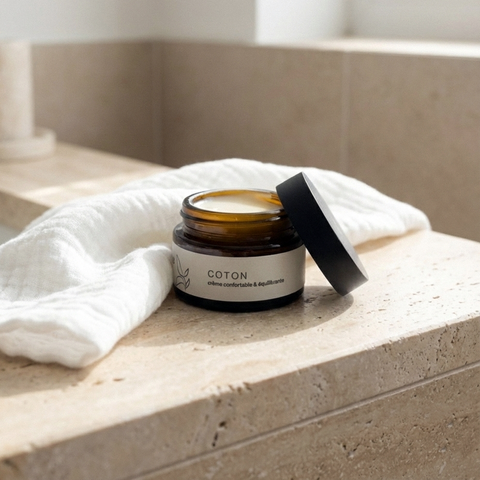 Crème visage de confort en coton