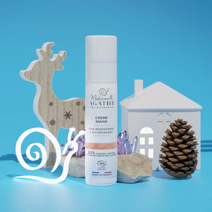 Bio-Handcreme mit Schneckenschleim - pflegend und regenerierend