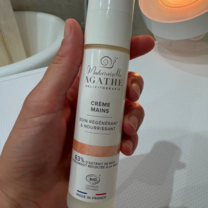 Bio-Handcreme mit Schneckenschleim - pflegend und regenerierend