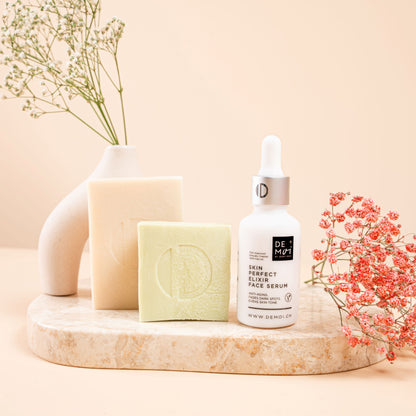 Ensemble de Soins de la Peau Entièrement Naturels : Sérum Visage, Savon Beauté, Savon Intime