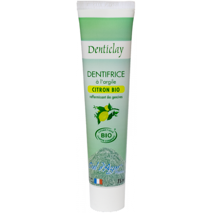 Dentifrice ŕ l'argile et au citron, Ciel d'Azur, 75ml*
