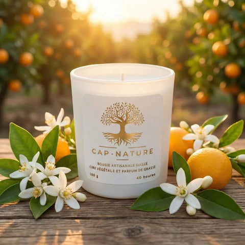 Bougie parfumée Néroli – Lumière apaisante & fraîcheur méditerranéenne