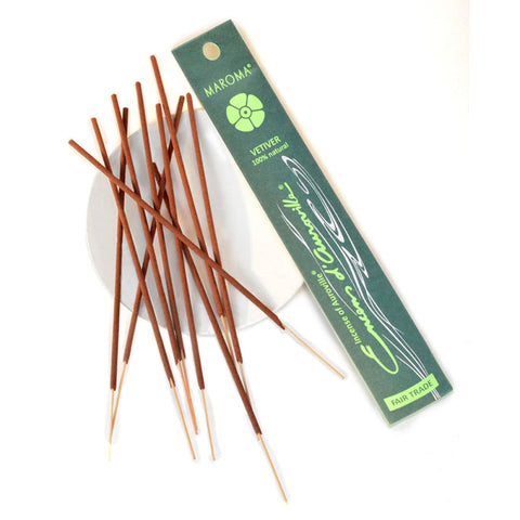 MAROMA EdA Incense - Vetiver (100% Natural)