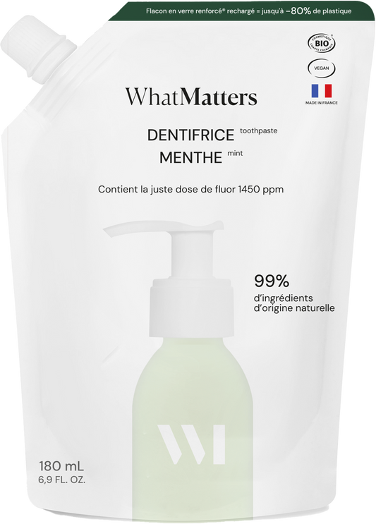 Eco-recharge Dentifrice Fluor Menthe 180mL