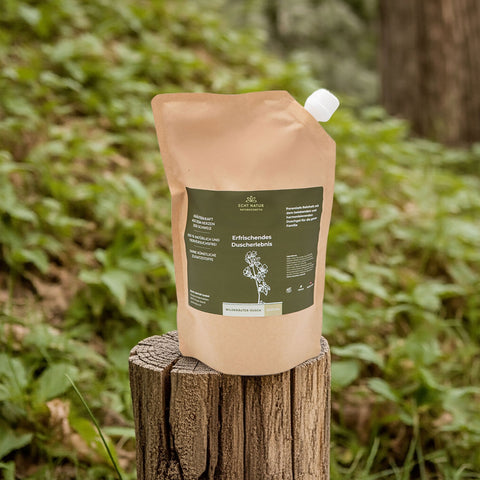 ECHT NATUR Wildkräuter-Dusch Nachfüllpack 1000ml – nachhaltiges Duschgel