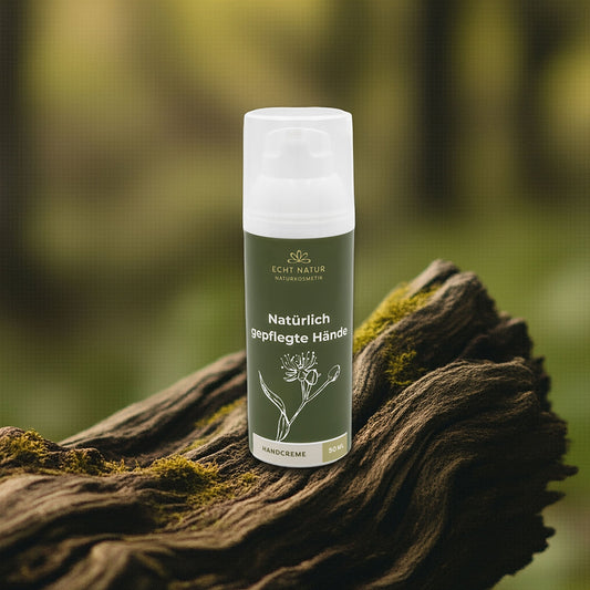 Handcreme ECHT Natur 50ml – Natürliche Feuchtigkeitspflege mit Wildkräutern aus der Schweiz