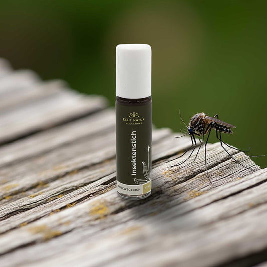 ECHT NATUR Spitzwegerich Roll-on  – natürliche Pflege nach Insektenstichen