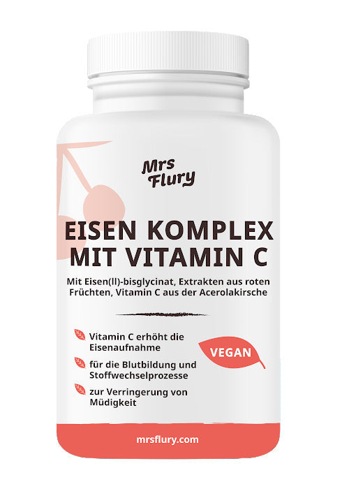 Eisen Komplex Kapseln mit Vitamin C