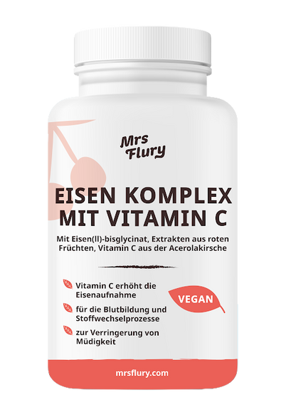 Eisen Komplex Kapseln mit Vitamin C