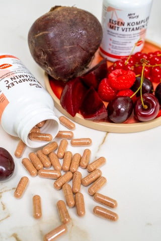 Eisen Komplex Kapseln mit Vitamin C