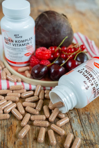 Eisen Komplex Kapseln mit Vitamin C