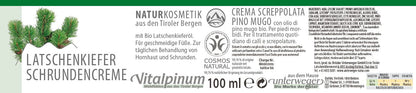 Latschenkiefer Schrundencreme gegen rissige Haut & trockene Füsse – Unterweger Fusscreme 100ml