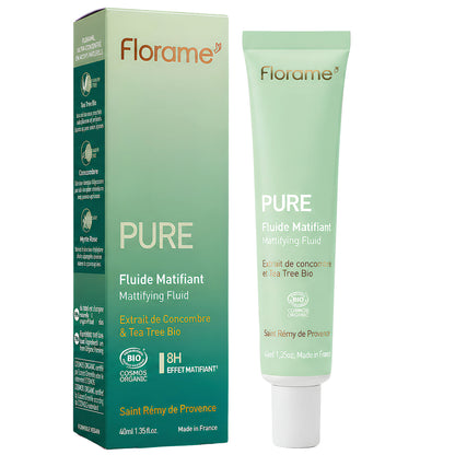 Fluide matifiant - Visage - Peau mixte à grasse, 40 ml