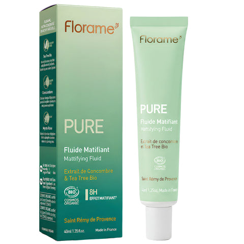 Fluide matifiant - Visage - Peau mixte à grasse, 40 ml