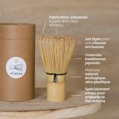Fouet Matcha en Bambou - Chasen Japonais