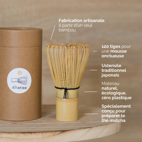 Fouet Matcha en Bambou - Chasen Japonais