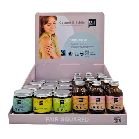 FAIR SQUARED Body Care Display 27pcs