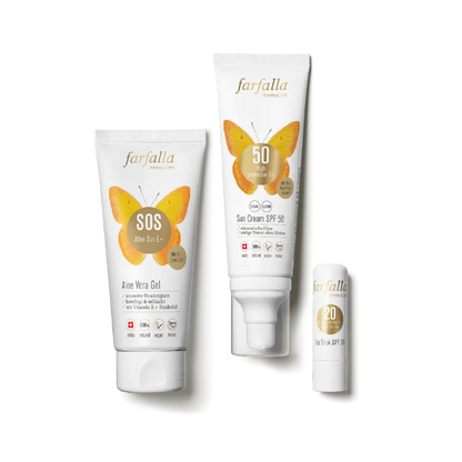 Farfalla After Sun Gel with Organic Aloe Vera and Lavender