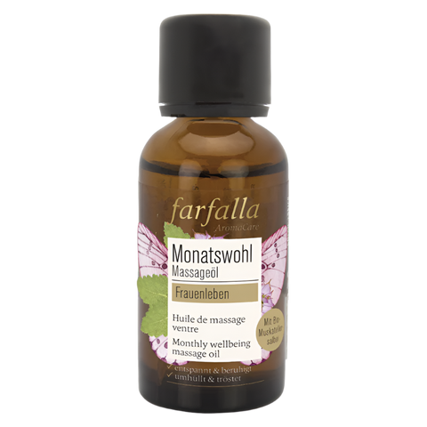 Farfalla frauenleben monthly massage oil 30ml