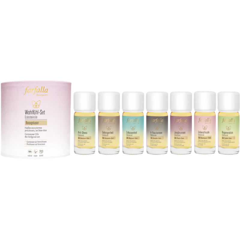 Farfalla gemstone oil set 7* 10 ml