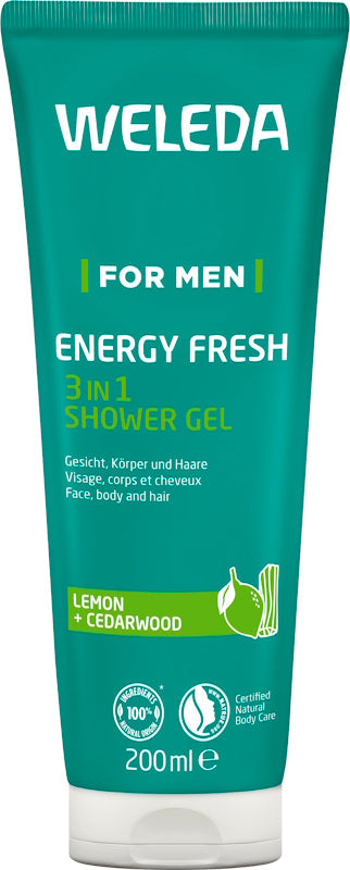 WELEDA For Men Shower Gel Energy Fresh 3in1