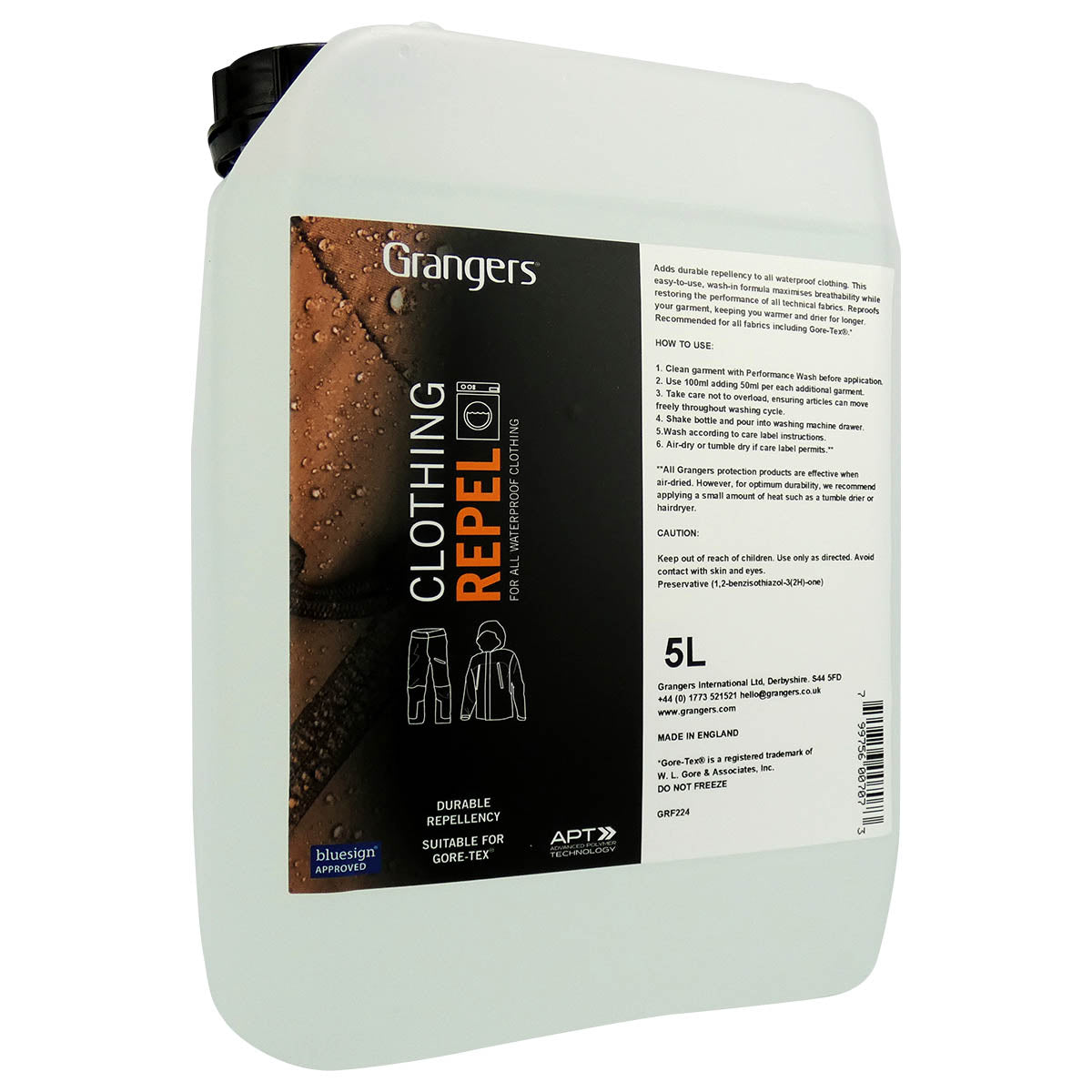 Grangers Clothing Repel 5L Lieferbar in 4-6 Wochen