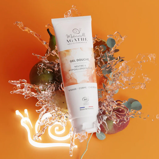 Gel douche à la bave d'escargot bio - pour toute la famille
