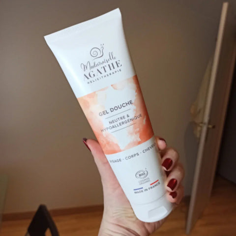 Gel douche à la bave d'escargot bio - pour toute la famille