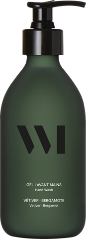 Flasche Händewaschgel Peeling Vetiver – Bergamotte 290 Milliliter