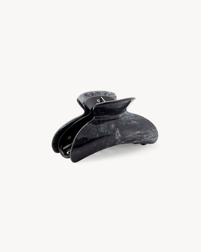 Barrette à cheveux - Grande Machette héritage en obsidienne