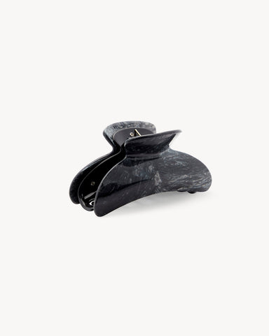 Barrette à cheveux - Grande Machette héritage en obsidienne