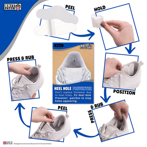 Brit Patch Heel Hole Preventer, Schuhreparatur