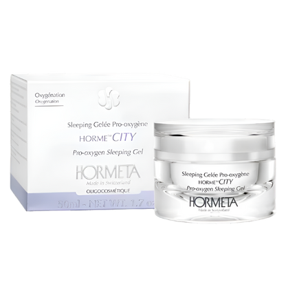 Hormeta – HorméCITY Pro-Oxygène Gel de nuit | Masque de nuit revitalisant | 50 ml