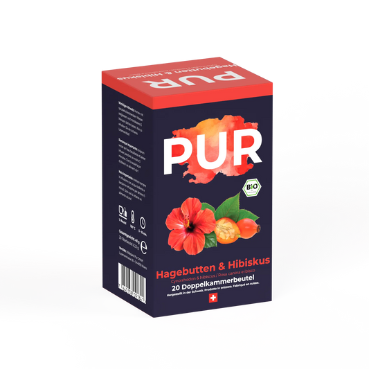 PUR Infusion biologique de cynorrhodon et hibiscus 20 sachets