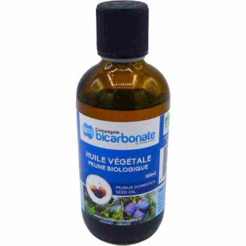 Huile végétale prune bio, Compagnie du bicarbonate, 100ml