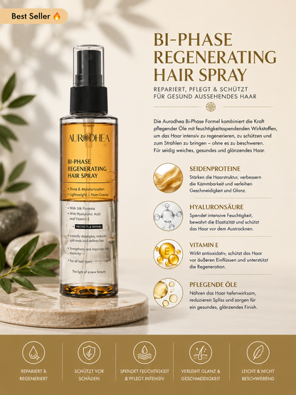 Sonnenspray für Haare mit Hyaluronsäure & Vitamin E - Regenerierend 2-Phasen