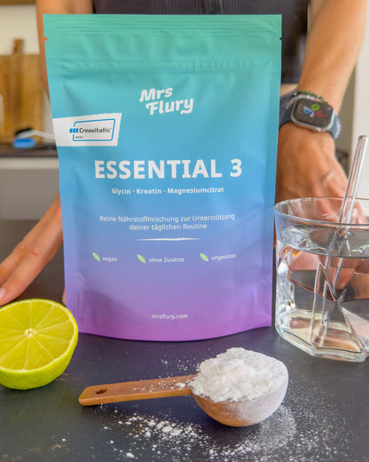 Mrs Flury ESSENTIAL 3 – Glycine, Creatine & Magnesium Powder