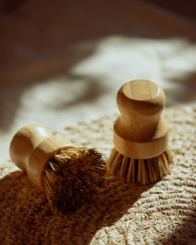 Brosse de nettoyage en bambou