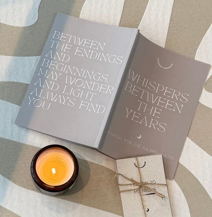 Rauhnächte-Set – Journal, Affirmationskarten & Räuchermischung