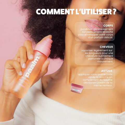 Brume parfumée corps et cheveux Candy Sweet - Paalm Cosmetics