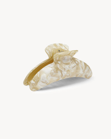 Haarklammer - Machete Jumbo Heirloom Claw Ivory