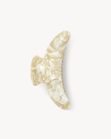 Haarklammer - Machete Jumbo Heirloom Claw Ivory