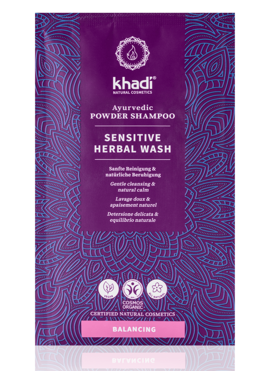 KHADI Ayurvedic Powder Shampoo Sensitive Herbal Wash